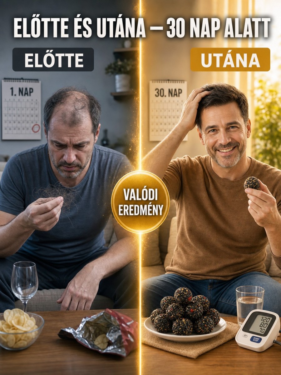 Ősi Keleti Vitalitás Golyó - Fekete Szezámmal és Dióval a Dús Hajért (100% Természetes)