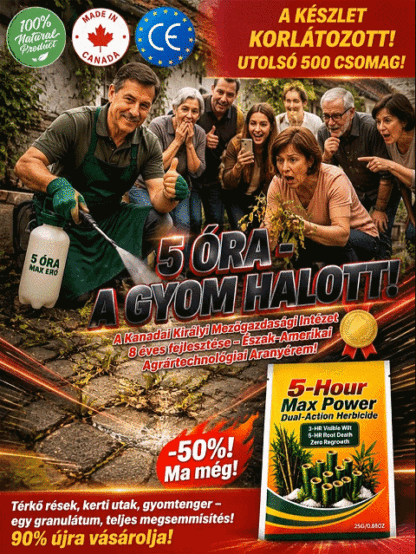 👍Mélyreható Kerti Gazirtó - 0% Újranövés, 100% Családi Biztonság