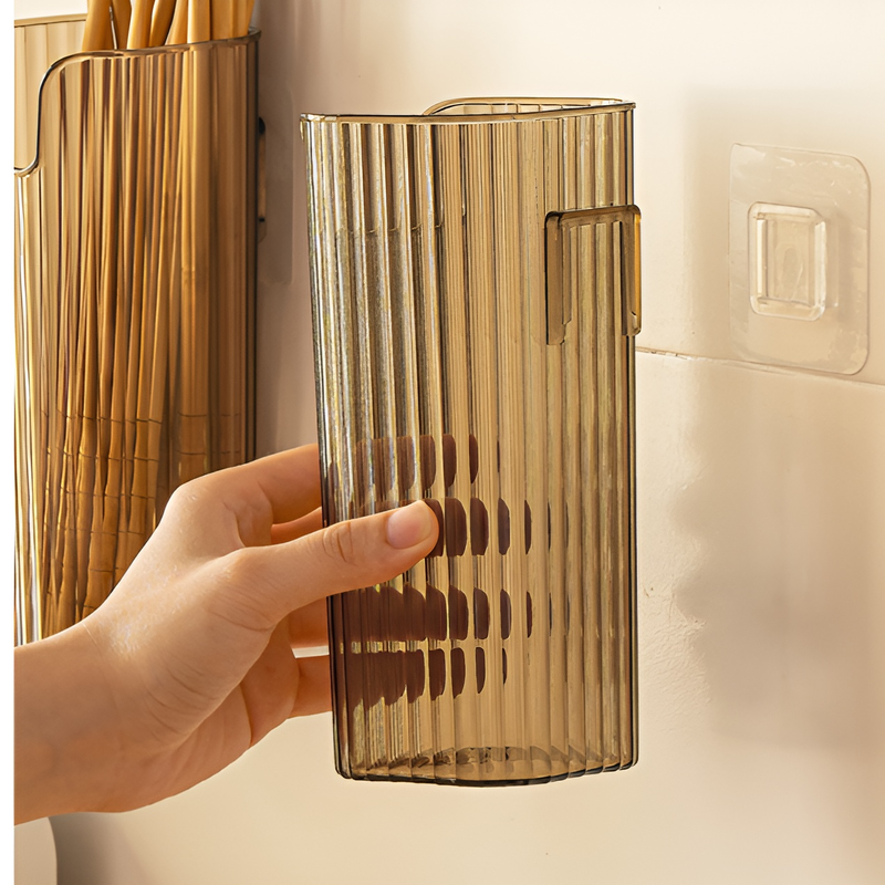 Fali esernyőtartó polc