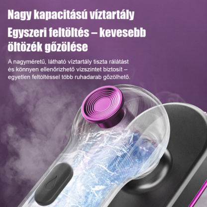 Hordozható Kézi Vasaló Extra Nagy Víztartállyal | 50% Kedvezmény