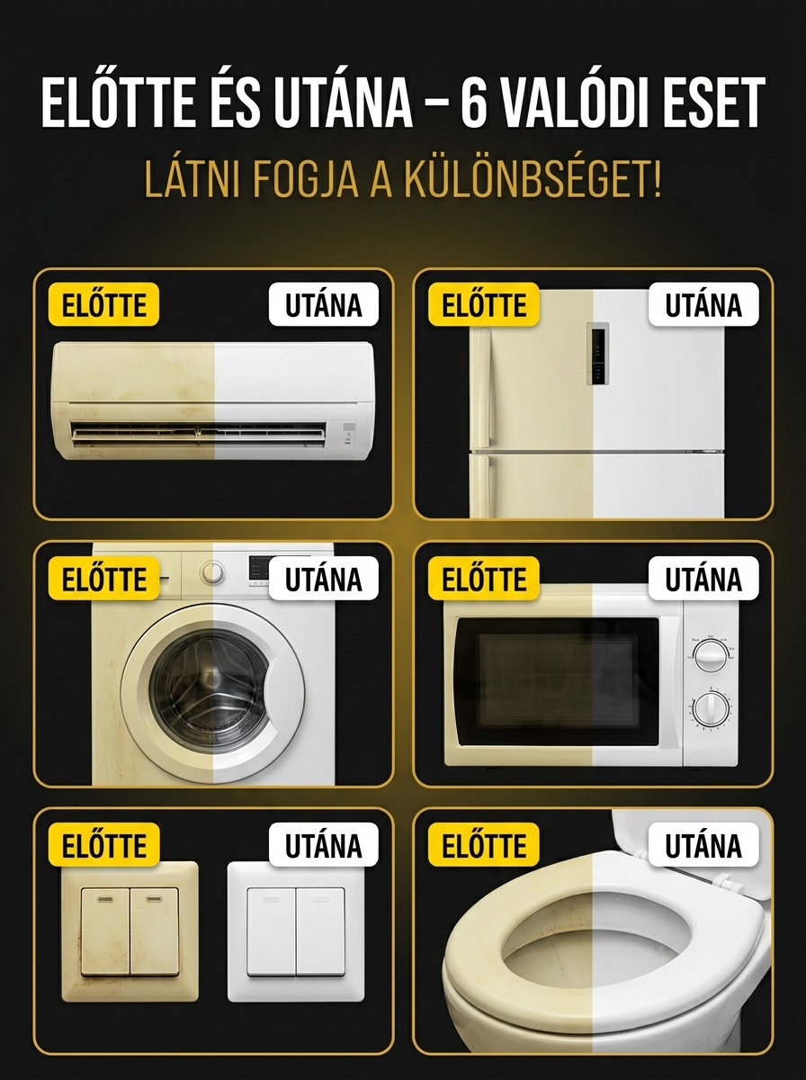 【Háztartási gépek megújítása】Sárga eltávolító tisztítószer