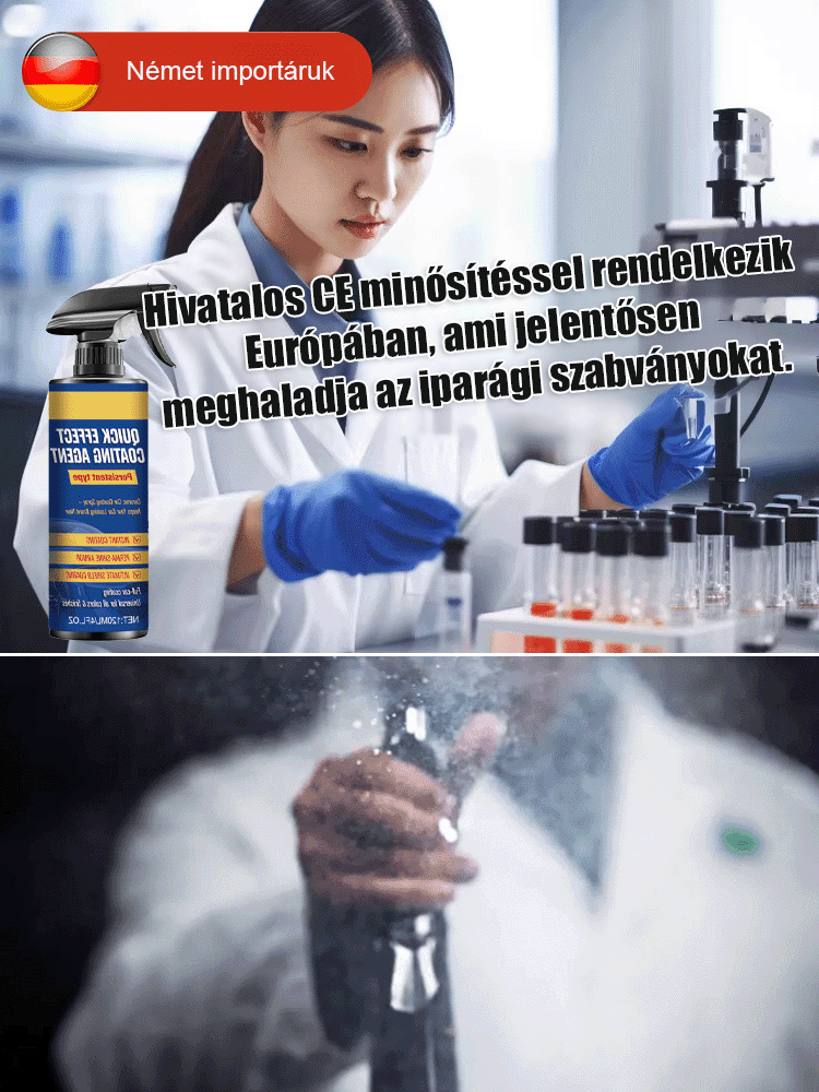 "3 az 1-ben Gyors Kerámia Bevonat és Karcjavító Spray – 3 Perces Tükörfény  "