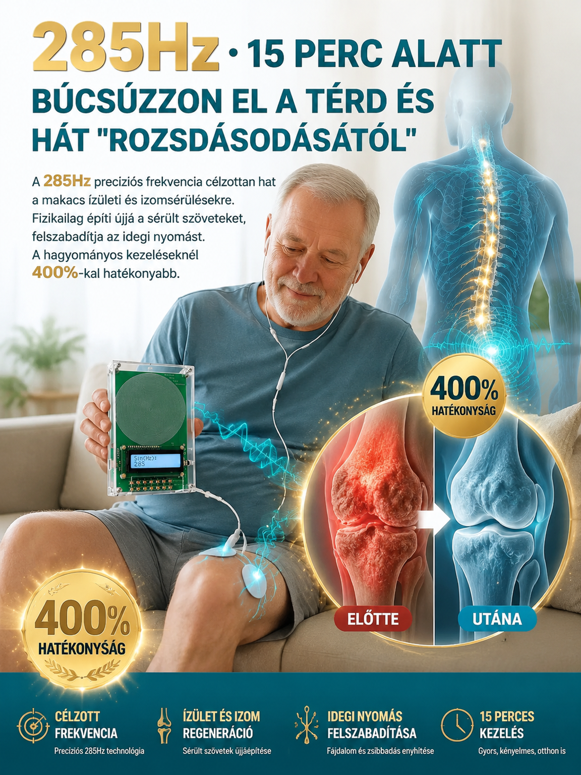 🔥Ultra-Precíz Bio-Frekvencia Generátor | Alvásjavító & Relaxációs Készülék (50% Akció)