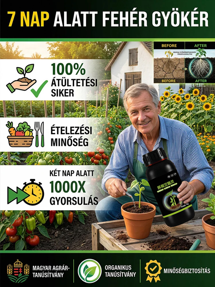 【Élő talajlény】Kertészeti átültetési gyökérnövesztő folyadék