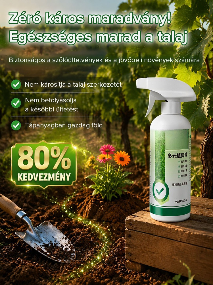 80%-ot👍Mélygyökerű Gyom- és Gazirtó Permet | Gyors Hatás Erőfeszítés Nélkül 
