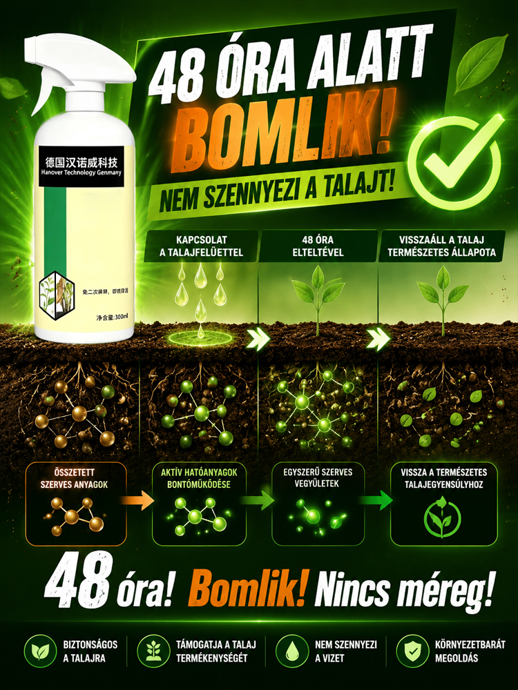 [50% OFF] Erős Gyökérirtó Permet -1 Perc Alatt Felszívódik, Végleges