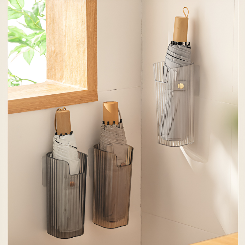 Fali esernyőtartó polc