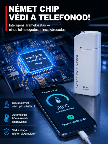 👍Kompakt Túlélő Powerbank | Hordozható Életmentő Autóba és Túrához (50% Akció)