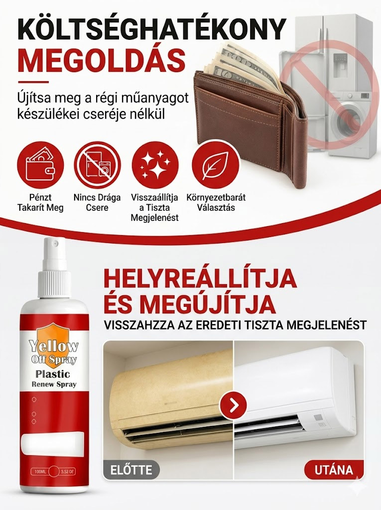 【Háztartási gépek megújítása】Sárga eltávolító tisztítószer