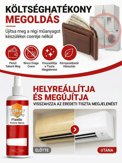 【Háztartási gépek megújítása】Sárga eltávolító tisztítószer
