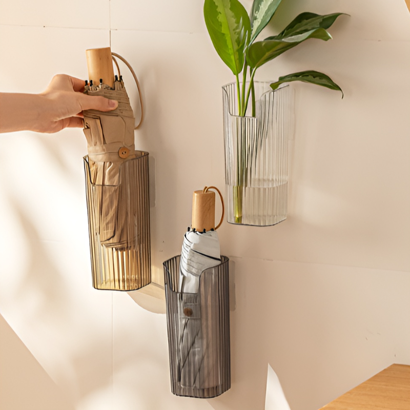 Fali esernyőtartó polc