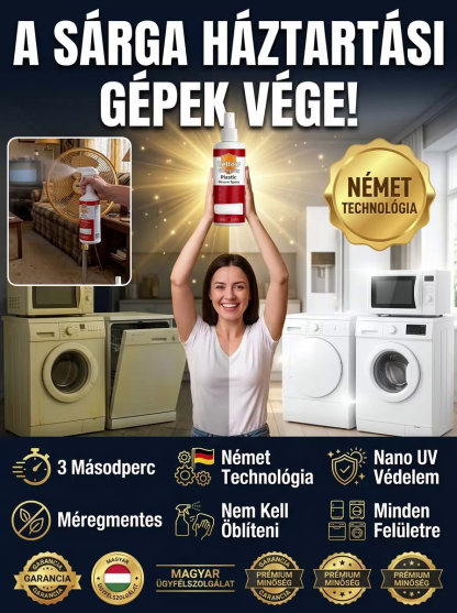 【Háztartási gépek megújítása】Sárga eltávolító tisztítószer