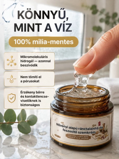 【Műtét Nélküli Lifting】Gyógynövényes Ránctalanító Szemkrém - Táskák & Karikák Ellen