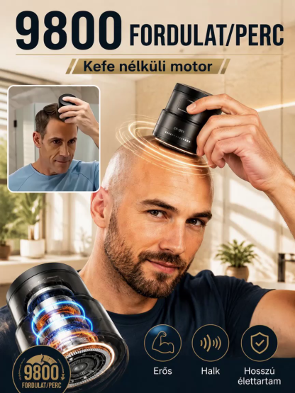 80% Akció🔥Intelligens 2-az-1-ben Férfi Borotva és Hajvágó – Vízálló, Zéró Bőrirritáció