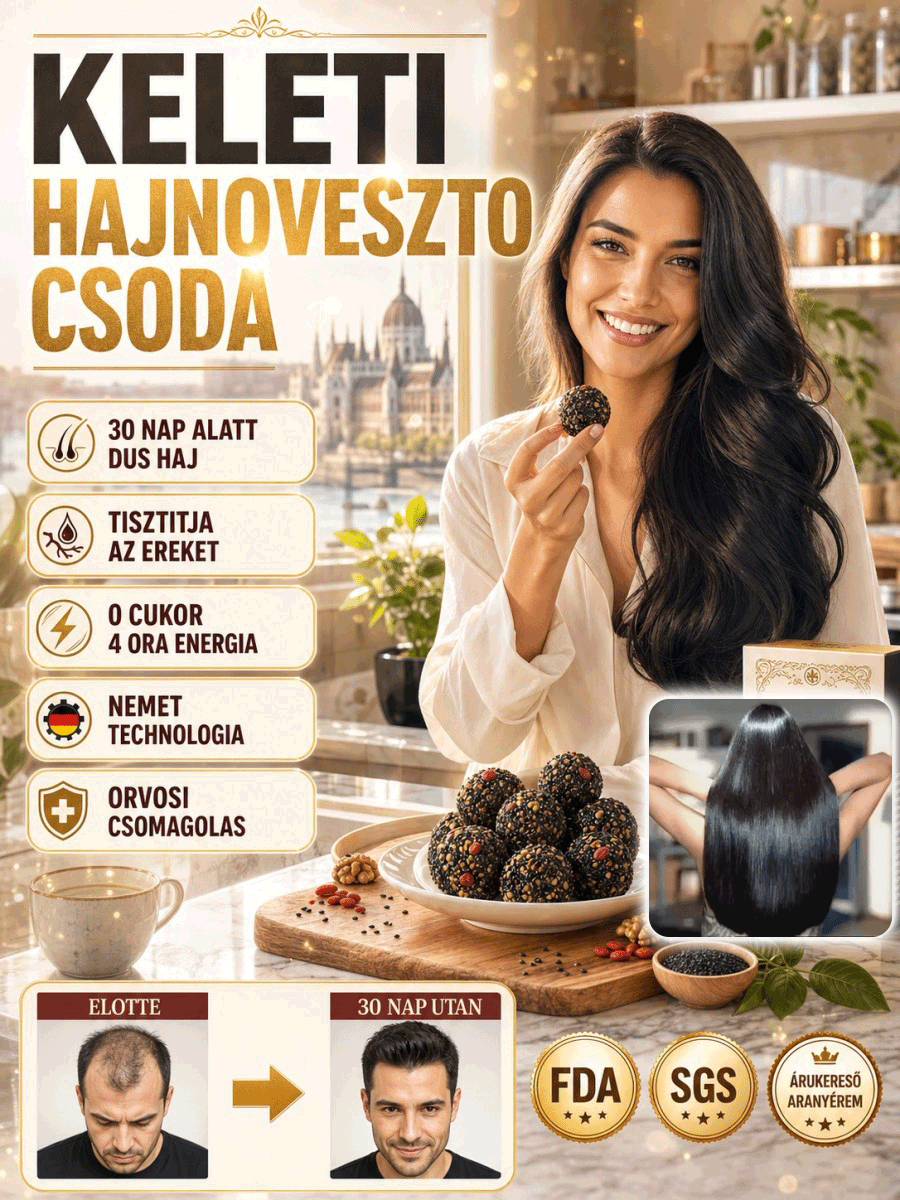 Ősi Keleti Vitalitás Golyó - Fekete Szezámmal és Dióval a Dús Hajért (100% Természetes)
