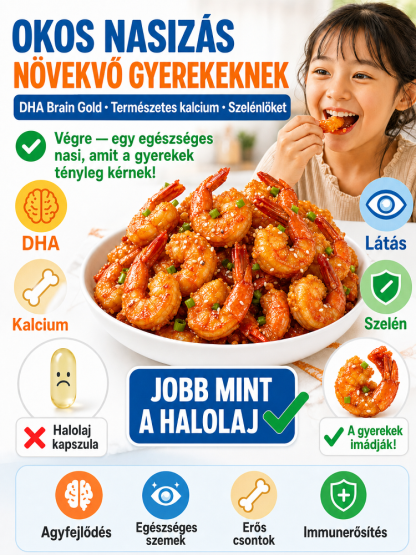 🔥 Azonnal Fogyasztható Prémium Vadon Fogott Arany Garnéla | Fehérjedús & Bűntudat Nélküli & Michelin Ízélmény