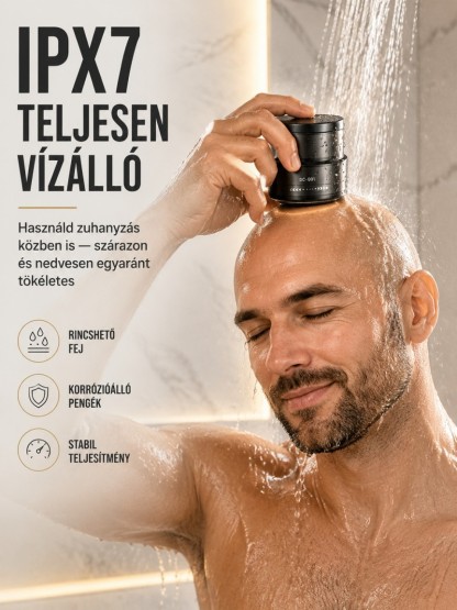 80% Akció🔥Intelligens 2-az-1-ben Férfi Borotva és Hajvágó – Vízálló, Zéró Bőrirritáció