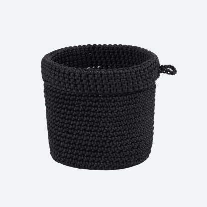 Kézzel szőtt textil fali tároló kosár