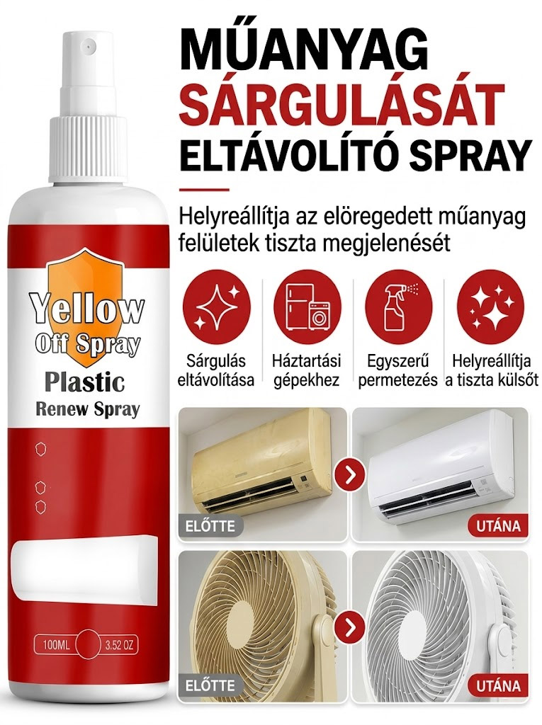 【Háztartási gépek megújítása】Sárga eltávolító tisztítószer