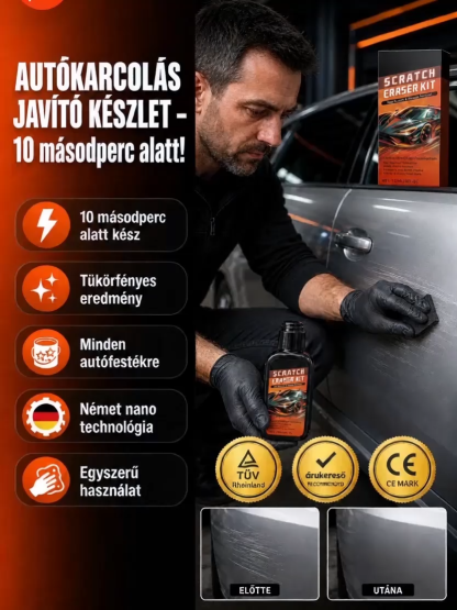 10 Másodperces Nano Karceltávolító Készlet - Professzionális Tükörfény Otthon