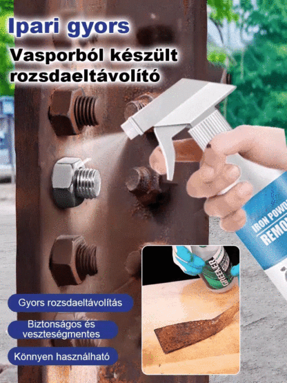 Ipari Gyors Rozsdaoldó Spray | Mélytisztítás & Felújítás | 50% Akció + Ingyenes Szállítás