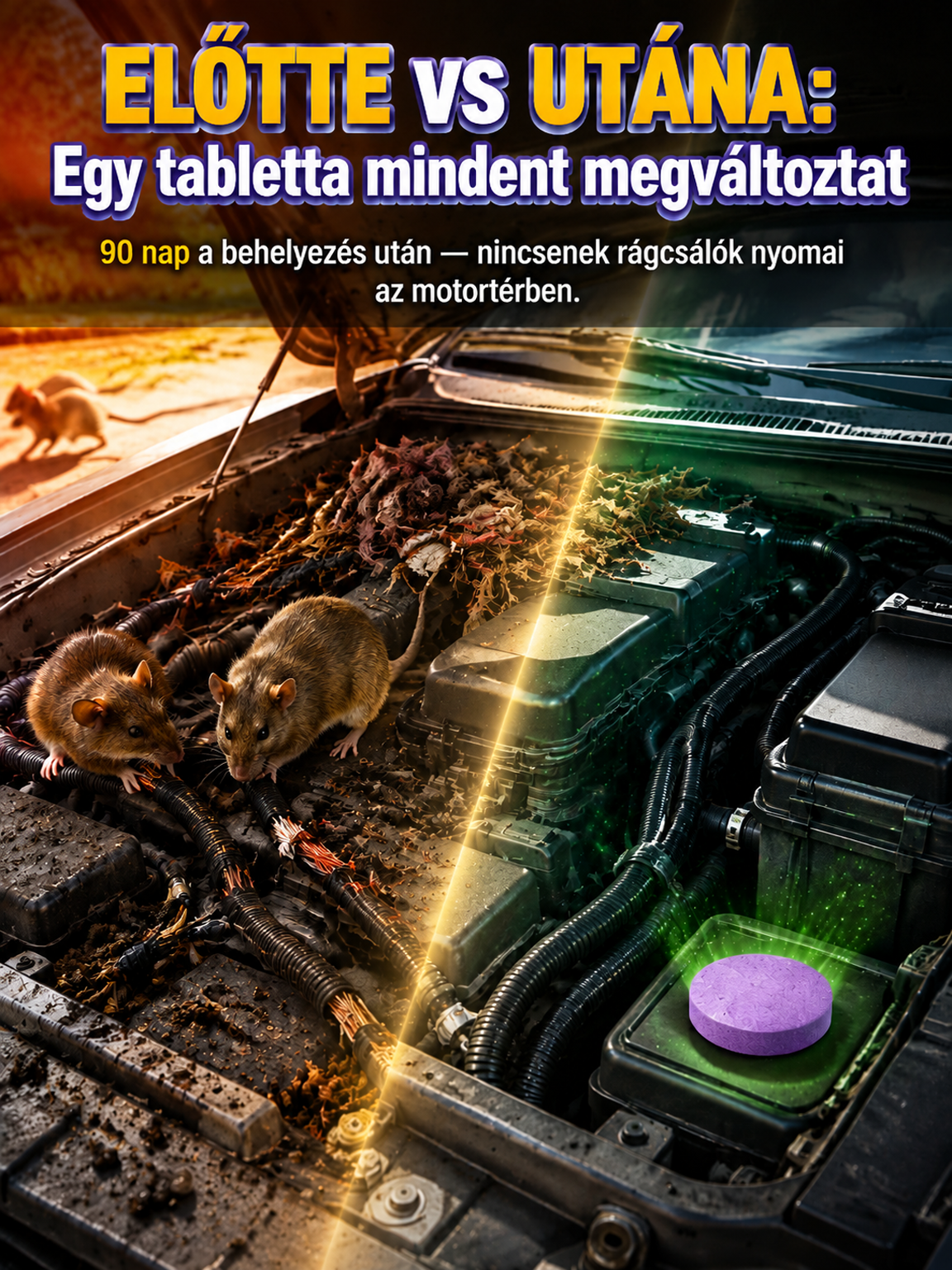 👍[50% AKCIÓ] 100% Növényi Rágcsálóűző – Biztonságos Védelem Gyerekek és Háziállatok Mellett