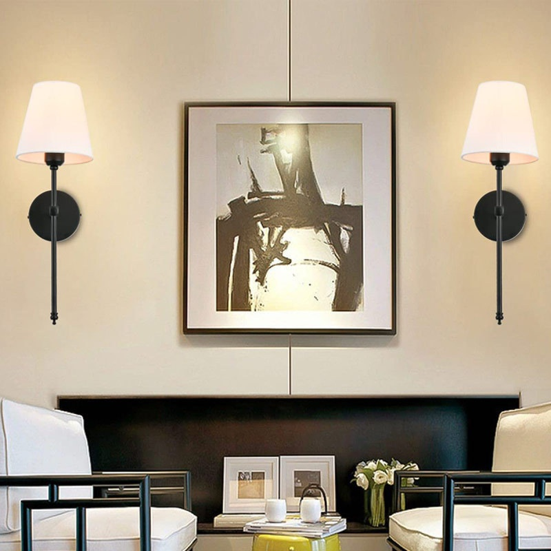 Remote-controlled luxury wall lamp