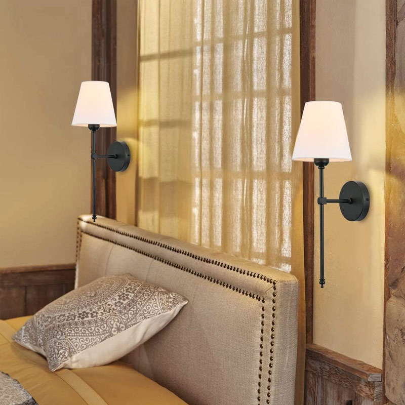 Remote-controlled luxury wall lamp