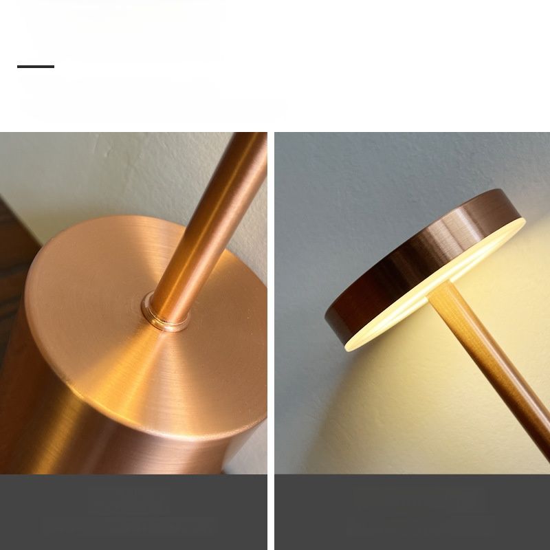 Retro Metal Rechargeable Desk Lamp