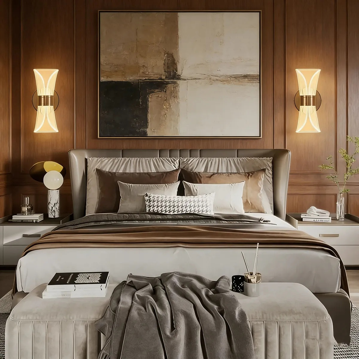 Bedside background lighting wall lamp