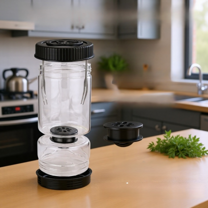 Food separation filter container