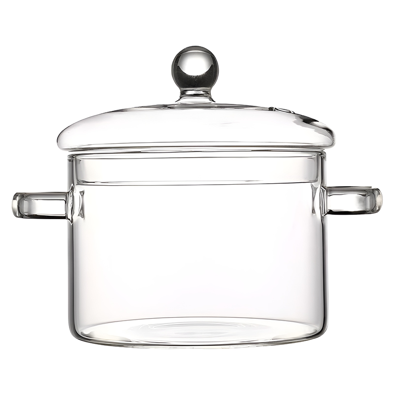 Family soup pot with lid