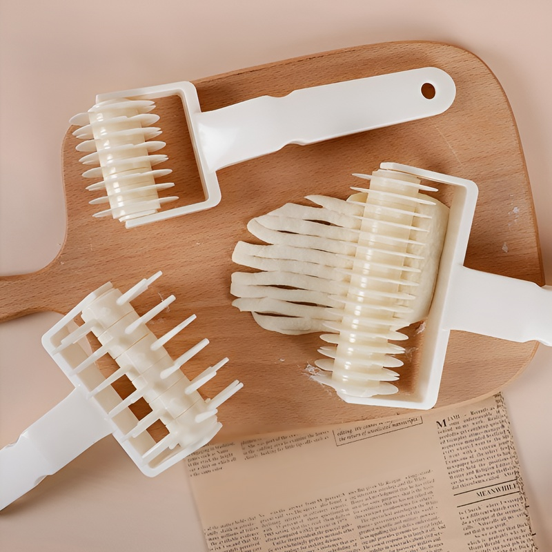 Plastic Pizza Slicer Lattice Roller Baking Kitchen Tool