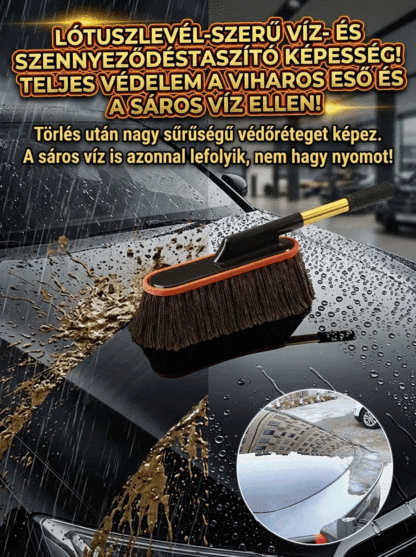 【30 másodperc alatt teljes autóviaszolás】Viasszal ellátott teleszkópos poroló készlet