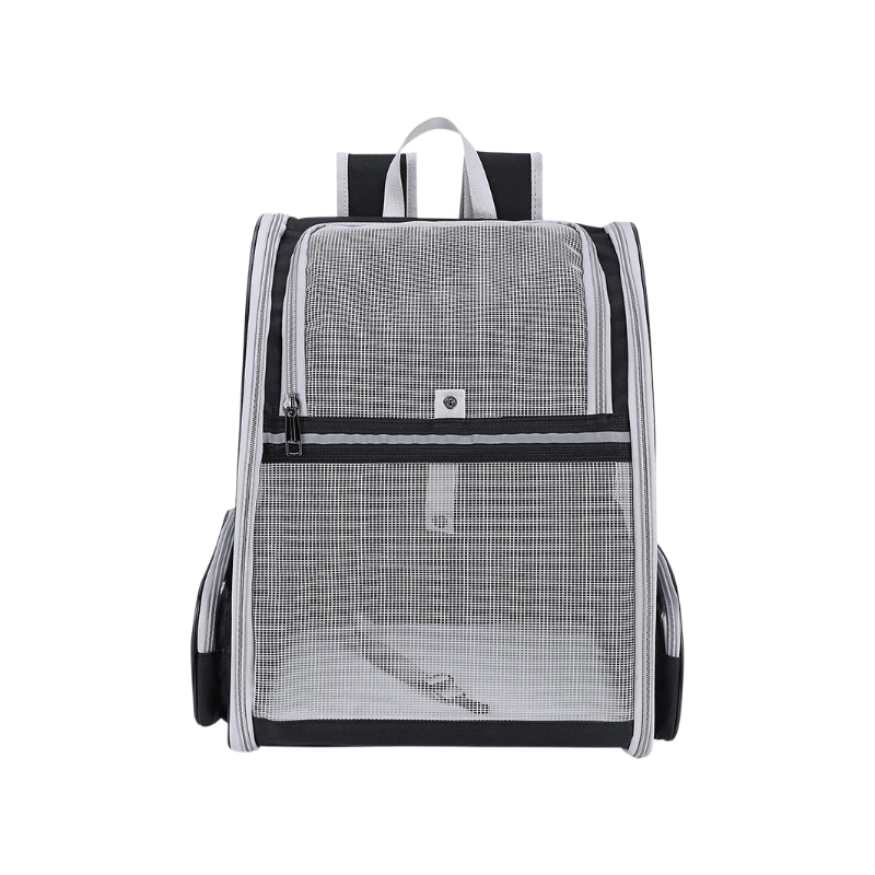 Macska alakú, lélegző utazóhátizsák