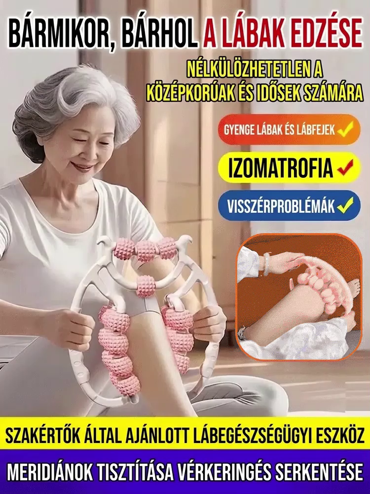 【Gyors léptekkel】 Körkörös izommasszázs lábápoló készülék