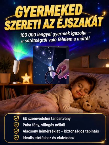 Comauo Ocean & Galaxy projektor: Ultra-HD gömbtechnológiával, amellyel szobáját és autóját 1 másodperc alatt akváriummá alakíthatja.