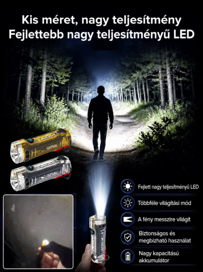 🔦2026 Új multifunkcionális mini kulcstartó zseblámpa