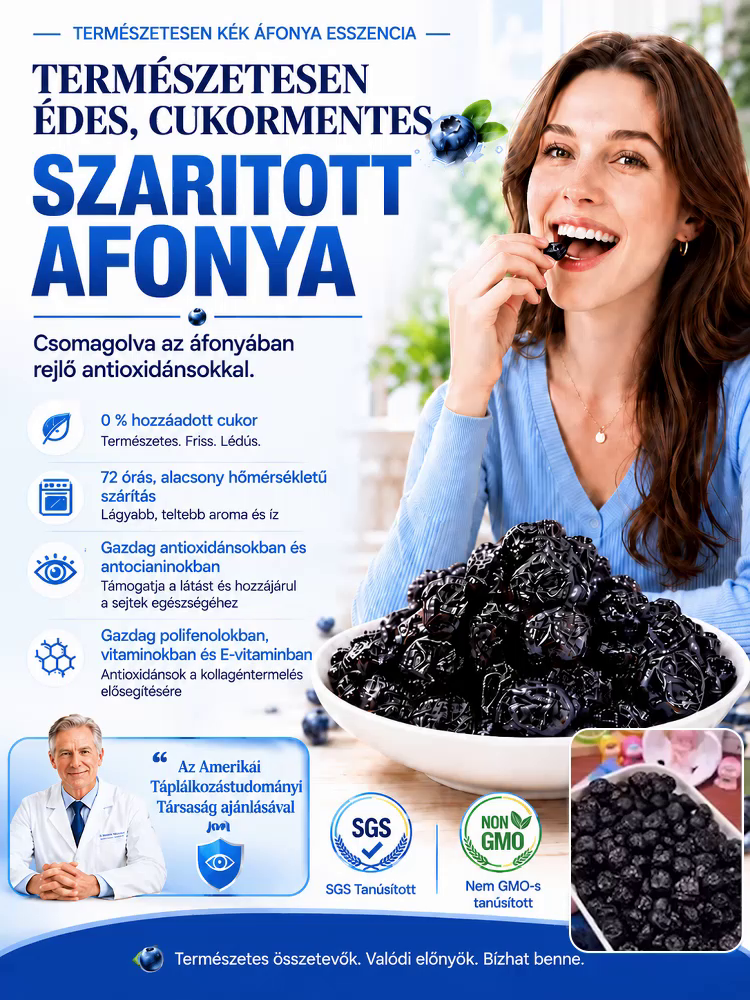 ✨Prémium minőségű vadon termő sarkvidéki áfonya | Természetes módon csökkenti a koleszterinszintet és enyhíti a fáradtságot✅