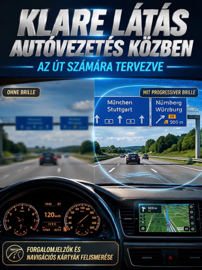 A szakértők első számú választása Adaptív okosszemüveg Münchenben és Jénában közösen fejlesztve. Vezető német szemészek ajánlásával!