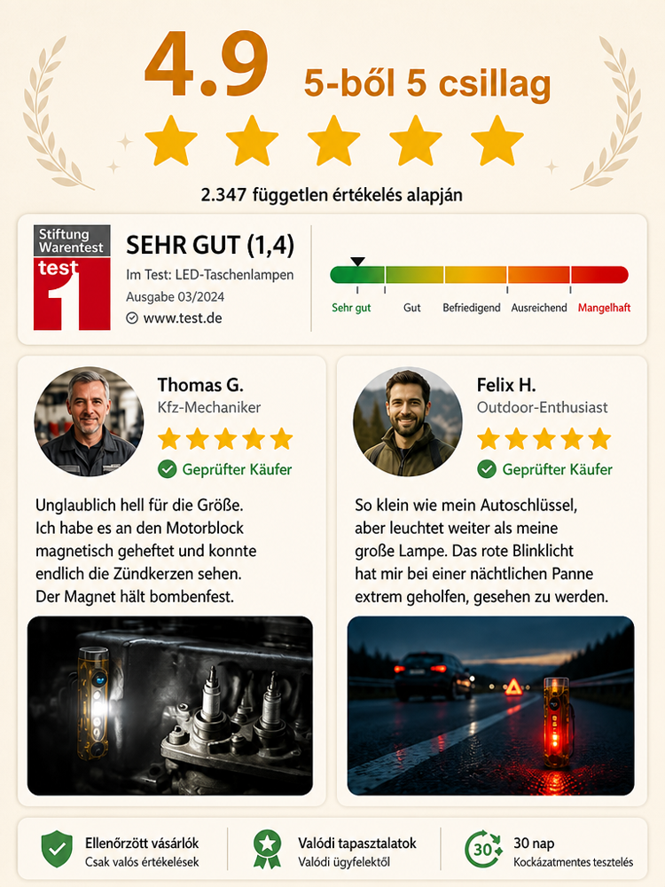 🔦2026 Új multifunkcionális mini kulcstartó zseblámpa