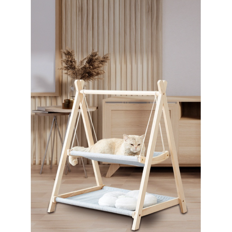 Emeletes hintaágy kisállatoknak