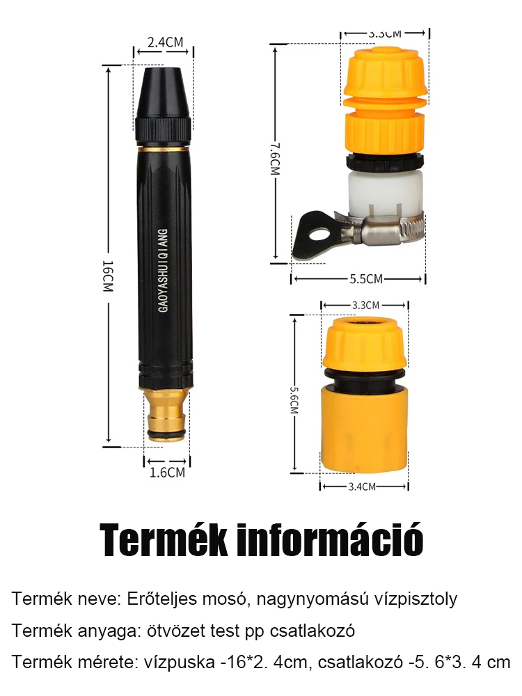 Black Diamond nagynyomású vízpisztoly