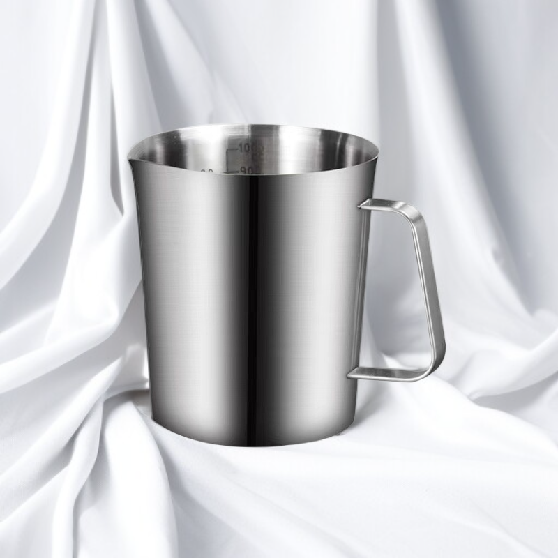 Kubek z podziałką ze stali nierdzewnej 304, specjalny do kawy i herbaty mlecznej