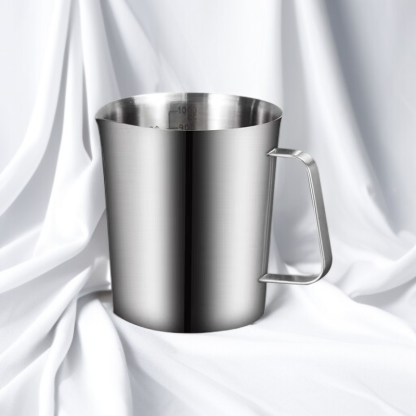 Kubek z podziałką ze stali nierdzewnej 304, specjalny do kawy i herbaty mlecznej