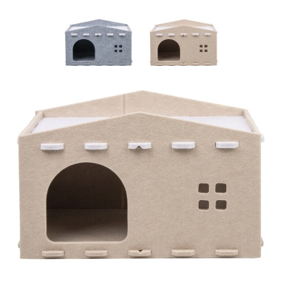 Trwałe legowisko dla kota w formie sofy willowej