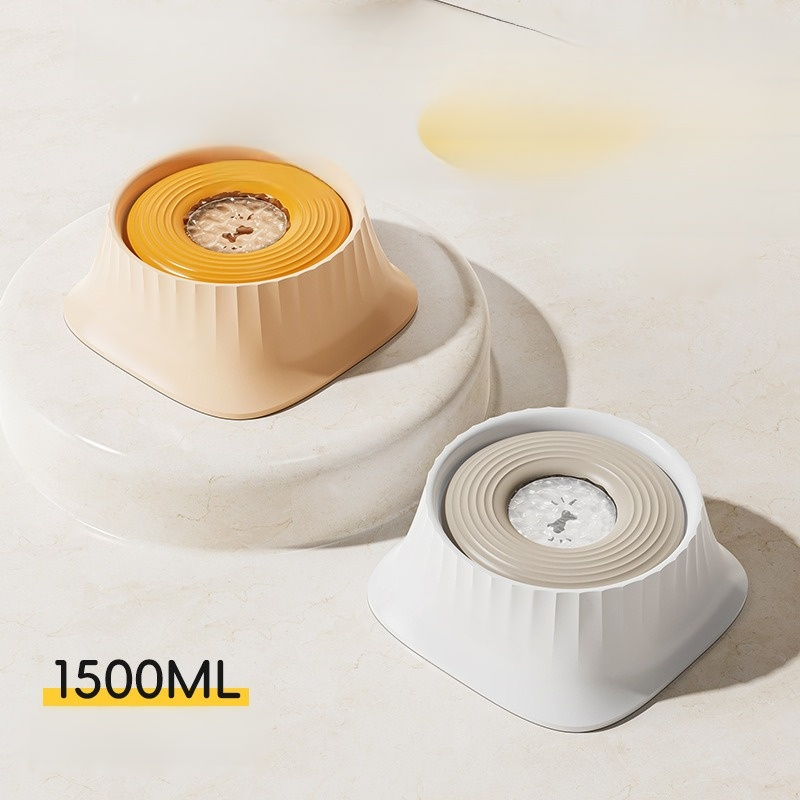 Przeciwrozlewająca się, nieprzemakalna, unosząca się miska dla zwierząt