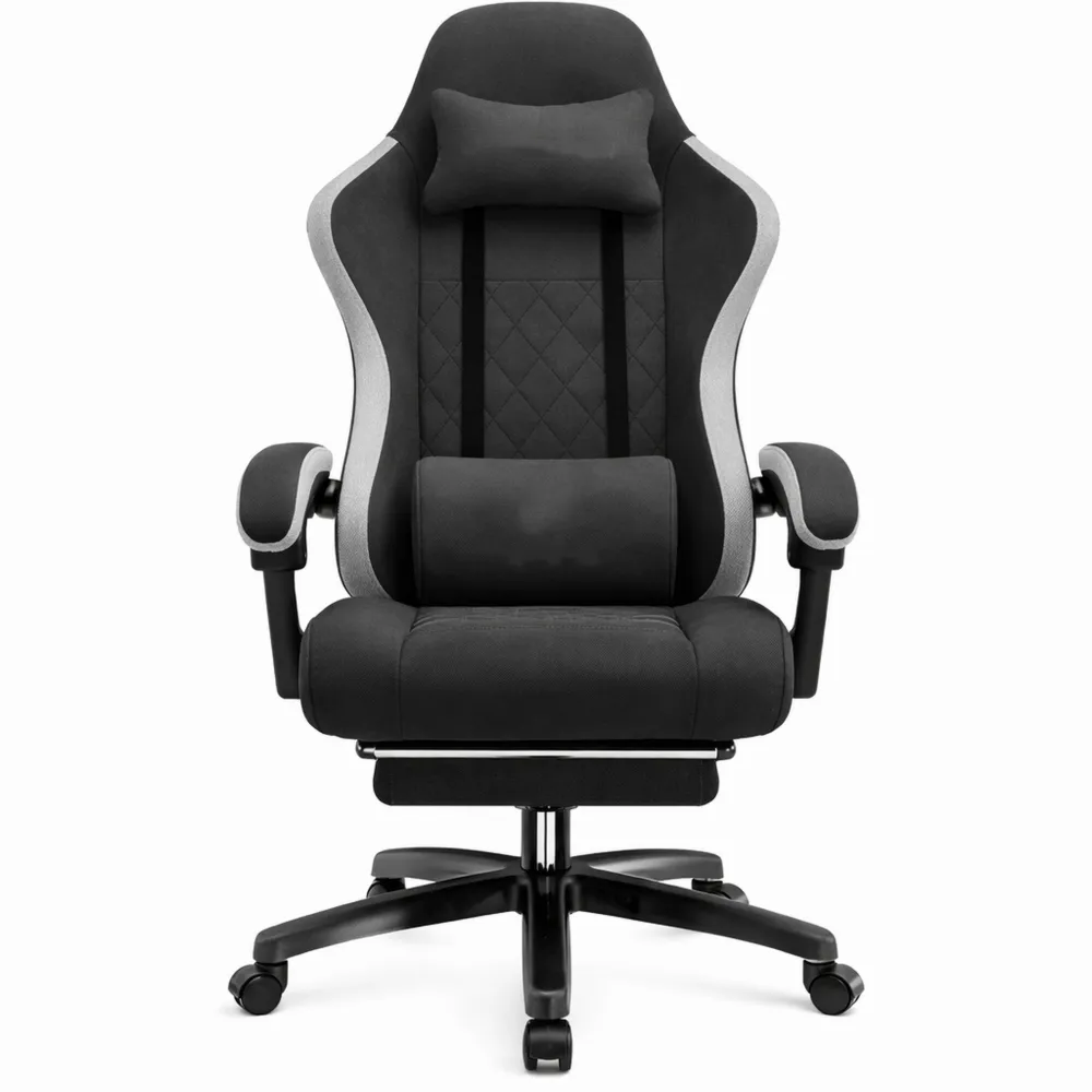 Fauteuil de Bureau Ergonomique avec Repose-Pieds Inclinable