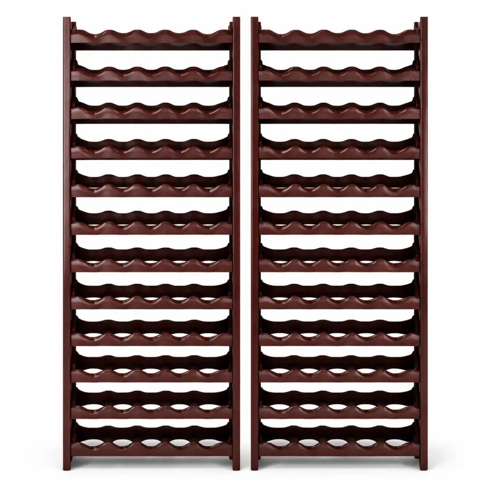 Étagère modulaire pour stockage de 144 bouteilles de vin