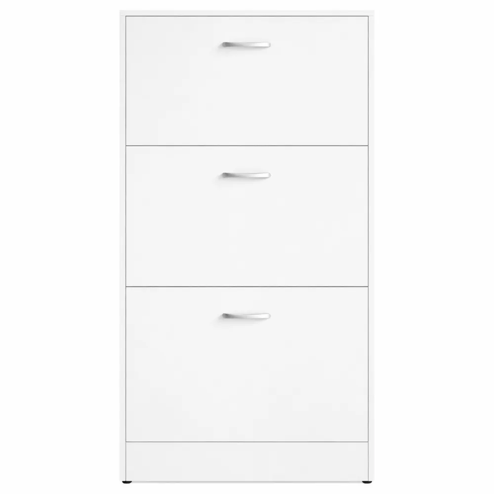 Armoire à chaussures 3 tiroirs, étagère ajustable pour entrée ou chambre